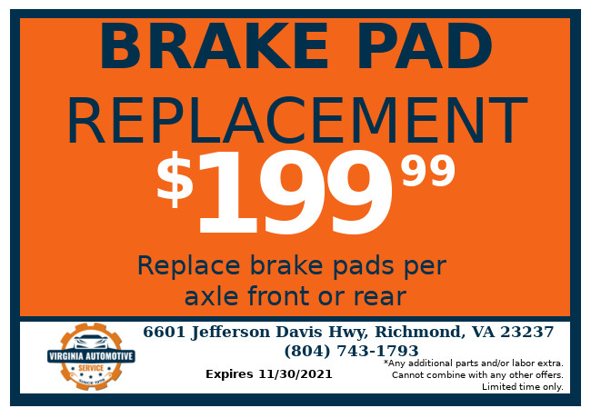 Brake Repair Near DuPont Plant Richmond 23234